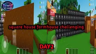 Square house farm house challenging 😱 || #DAY3