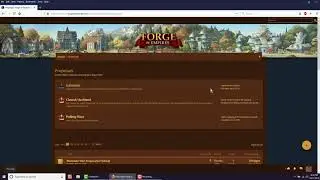 Problems Trying to Post Anything on the Forge of Empires Forum PAGE.
