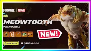 Fortnite Shop *NEW* Meowtooth (Test Your Strength Emote) Bundle!🍂 September 6, 2024
