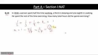UCEED 2020 Solved - Solution for Question 13 | CEED | Part A | NID | B.Des | Answer Key| Mathematics