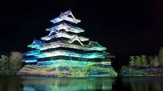 Matsumoto Castle light illuminate #matsumotohitoshi #castle #japantemple #travel 
