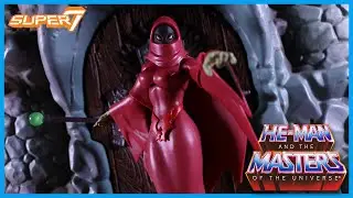 Super7 Masters of the Universe Classics Club Grayskull FILMATION SHADOW WEAVER Action Figure Review