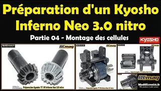 Préparation d'un buggy TT 1/8 Kyosho Neo 3.0 - Partie 04 avec les cellules avant et arrière