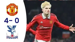 Manchester United vs Crystal Palace 4-0 -  Highlights - 2024