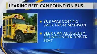GB School District: Bus driver found with open beer can under seat