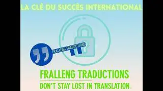 FRALLENG TRADUCTIONS : LA CL&Eacute; DU SUCC&Egrave;S #cledusucces #keytosuccess #international #copywriter