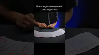 cheating with a shuffled deck #magicktrick