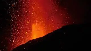 Tajogaite volc&aacute;n La Palma 2021 eruption volcano in La Palma Islas canarias