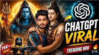 शंकर भगवान के साथ फोटो edit करें मात्र 1मिनट मे 🔱 | Trending AI Shiva Edit 2025
