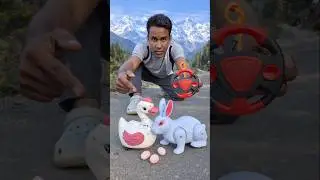 Rc remote Control duck vs Rabbit unboxing #shorts