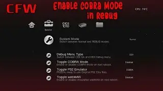 Quick Way - Turn Cobra Mode On via Rebug Toolbox | Rebug CFW: 4.70.1 REX/D-REX [PS3-CFW/TUT] | 2022