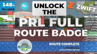 PRL Full Route Badge THE EASY WAY - ZWIFT