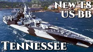World of Warships: Tennessee - New T8 US Battleship