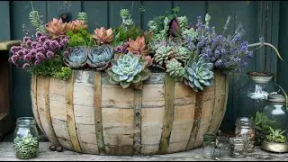 Repurposed Backyard Hacks for a Unique Rustic Farmhouse Backyard Garden