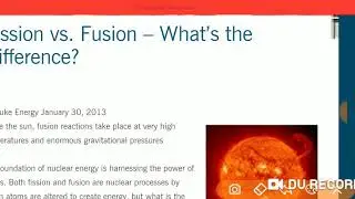 difference between nuclear fusion and nuclear fission, fusion vs fission, energy science engineering