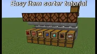 How to make a auto sorter in minecraft (item list in comments) (Java 1.19.4).