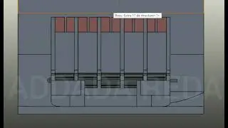 Structure de barrage solidworks