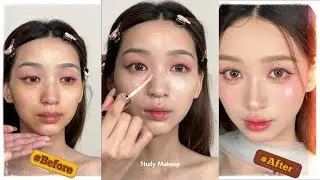 #autumn  Brown moody makeup & item for swelling  #dailymakeup