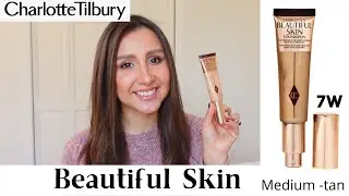 Beautiful Skin Foundation by Charlotte Tilbury✨ Natural light/ medium tan skin.Application! & more!✨