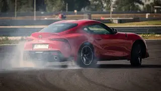Toyota GR Supra - test na torze wyścigowym. Maciej Pawelec ::: ISSRX