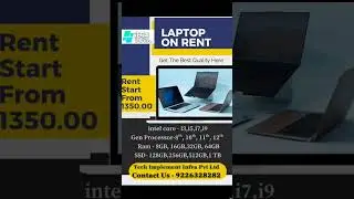 Need laptops on rent?We provide reliable Laptop Rental Services for businesses and professionals.