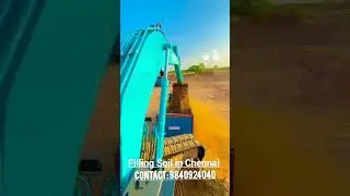 Filling Earth in Chennai || Excavator Rent Tamilnadu Contact: 9840924040