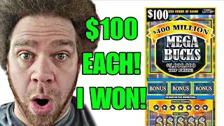 This ticket COSTS $100...AND IT WON!!!!