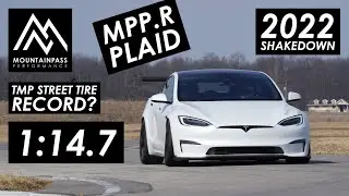 MPP.R Tesla Model S Plaid At TMP - Street Tire Record? 1:14.7