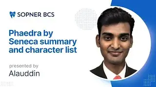 Phaedra by Seneca summary and character list | Bengali Lecture | English Literature