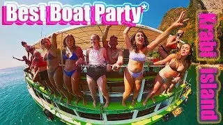 Thailand Boat Party Tour in Krabi Island ||BEING INSIDE - KRABI ISLAND ||