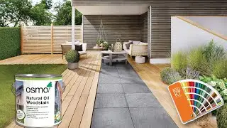 Osmo Natural Oil Woodstain &ndash; Protect & Colour Outdoor Wooden Surfaces