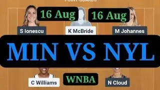 MINVSNYL | MINTEAM | NYLTEAM | WNBATEAM | WNBAPRIDICTION | WNBALIVE #WNBA #WNBADREAM11TEAM