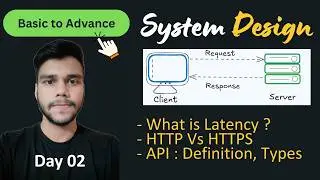 What is Latency ? | HTTP Vs HTTPS | APIs : Definition, Types | System Design Playlist (Day 02)