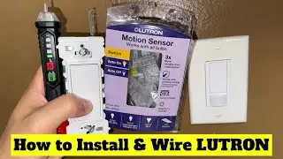 ✅How to Install, Wire, Set Timer on a LUTRO￼N Single Pole Motion Sensor Occupancy￼ Light Switch ￼