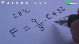 Aprenda a converter graus Centígrados para Fahrenheit - Aula 05