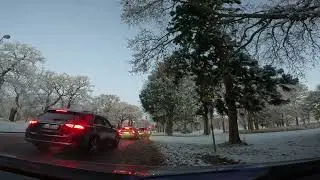 #travel #denmark  DRIVING THROUGH THE SWONY ROADS #snow #road #driving #roadtrip #life #travel