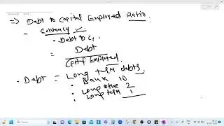 Debt to Capital employed ratio