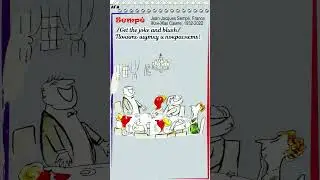 Get the joke later and blush #semp&eacute; #art