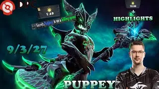 DOTA 2: Puppey Perspective in First 10 Minutes Game Using OD + Highlights Kills (Aggressive! POS 5)