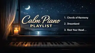 Calm Piano Music for Sleep 🌙 Relaxing Night Ambience