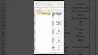Filter data dynamically #shorts #msexcel #gsheets