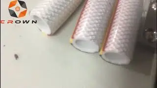 Flexible PVC Nylon Braided Pipe Cutting Machine, PVC Nylon Braided Hose Cutting Machine
