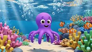Wiggle Octopus Dance 🐙 | Fun Sing-Along for Kids! 🎵