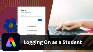 Adobe Express: Log on as a student