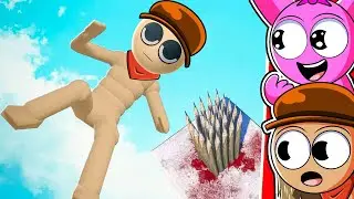 ¡CAÍDA MORTAL entre PINCHOS y GOLPES con SPRUNKIS!