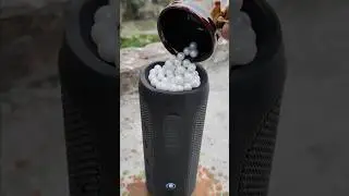 plastic mini ball ⚽ JBL Flip 🙃 Bass Check
