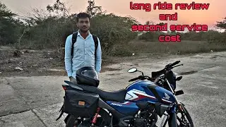 Long ride review and second service cost of Honda SP 125