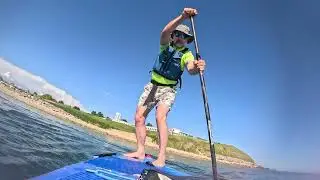 Bowleaze cove SUP stepback turns practice