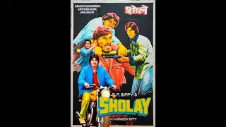 🔥 Sholay Animated Poster Tribute | Jai, Veeru & Gabbar Come Alive in Bollywood Classic