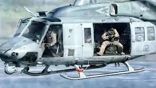Recon Marines Venom Huey Helocast